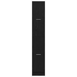 Berkfield Home Modern Apothecary cabinet Black Oak 30x41x174.5 cm Engineered Wood - thumbnail 6