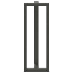 Berkfield Home Bar Table Legs T-Shaped¬†2 pcs Anthracite 50x35x(110-111) cm Steel in Black - thumbnail 6