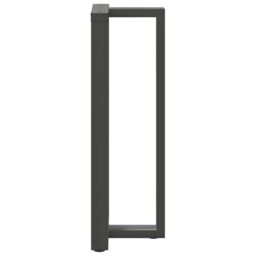 Berkfield Home Bar Table Legs T-Shaped¬†2 pcs Anthracite 50x35x(110-111) cm Steel in Black - thumbnail 5