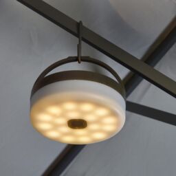 mysmartbuy Solar or USB Powered Gazebo Light with Retractable String Lighting in White - thumbnail 3