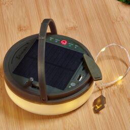 mysmartbuy Solar or USB Powered Gazebo Light with Retractable String Lighting in White - thumbnail 4
