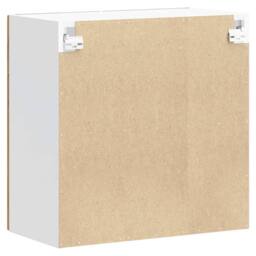 Berkfield Home Kitchen Wall Cabinet with Glass Door Lucca Old Wood Engineered Wood in Brown - thumbnail 9