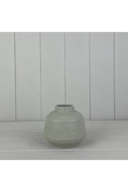 KDMD Sage Petite Glazed Pistachio Vase in Pale Green - image 1