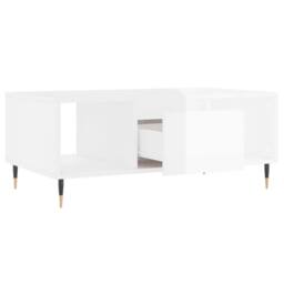 Berkfield Home Modern Coffee Table High Gloss White 90x50x36.5 cm Engineered Wood - thumbnail 6