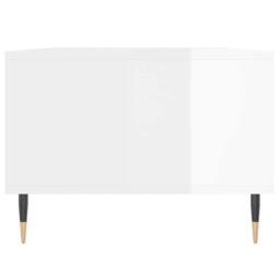 Berkfield Home Modern Coffee Table High Gloss White 90x50x36.5 cm Engineered Wood - thumbnail 7