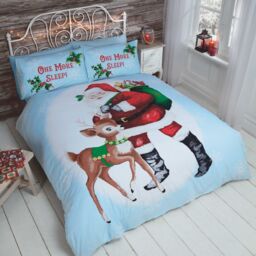 Rapport Home One More Sleep Duvet Cover Set with Pillow case Multi in Blue - Size: King - thumbnail 1