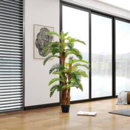 Wyld Haus Nohane Roma Artificial Green Fern Plant in Pot L18 x D18 x H150cm - thumbnail 8