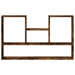 Berkfield Home Wall Shelf Smoked Oak 99x15x60 cm Engineered Wood in Brown - Size: 99 x 15 x 60 cm - thumbnail 4