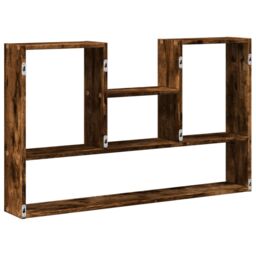 Berkfield Home Wall Shelf Smoked Oak 99x15x60 cm Engineered Wood in Brown - Size: 99 x 15 x 60 cm - thumbnail 6