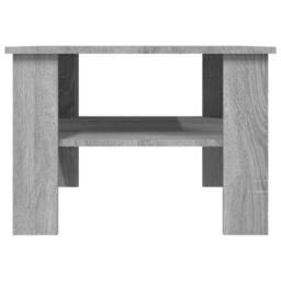 Berkfield Home Coffee Table Grey Sonoma 60x60x42 cm Engineered Wood - Size: 60 x 60 x 42 cm - thumbnail 4