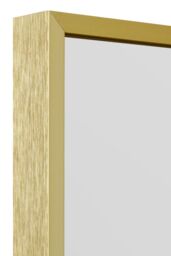 "MirrorOutlet Gold Aluminium Edged Wall Leaner Mirror 68"" X 33"" (174 X 85CM) - Size: 1 Pack" - thumbnail 6
