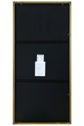 "MirrorOutlet Gold Aluminium Edged Wall Leaner Mirror 68"" X 33"" (174 X 85CM) - Size: 1 Pack" - thumbnail 3