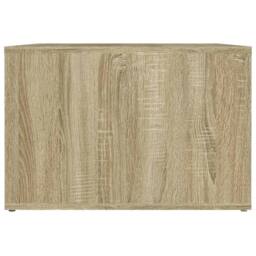 Berkfield Home Bedside Table Sonoma Oak 57x55x36 cm Engineered Wood in Brown - Size: 57 x 55 x 36 cm - thumbnail 6