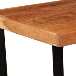Berkfield Home Bar Table Solid Acacia Wood 60x60x107 cm in Brown - Size: 60 x 60 x 107 cm - thumbnail 3