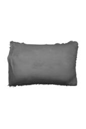 Living and Home 3Pcs Soft Skin-friendly Faux Mink Fleece Duvet Set in Dark Grey - Size: Single - thumbnail 9