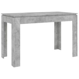 Berkfield Home Dining Table Concrete Grey 120x60x76 cm Engineered Wood - Size: 120 x 60 x 76 cm - thumbnail 6