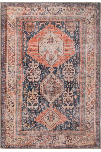 Kukoon 80x150cm Navy Washable Indoor Doormat Front Door Entrance Rug - Size: 80 cm x 150 cm - image 1