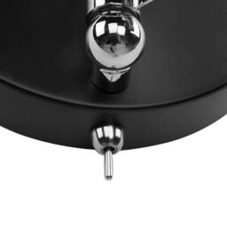 Wyld and Coco Set of 2 Black Metal Wall Lamps with Adjustable Swing Arm - thumbnail 8