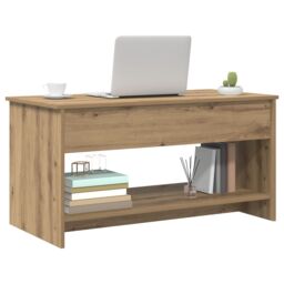Berkfield Home Coffee Table Artisan oak 102 x 50 x 52.5 cm Engineered wood in Brown - thumbnail 3
