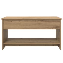 Berkfield Home Coffee Table Artisan oak 102 x 50 x 52.5 cm Engineered wood in Brown - thumbnail 6