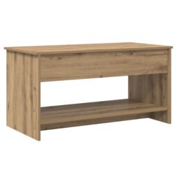 Berkfield Home Coffee Table Artisan oak 102 x 50 x 52.5 cm Engineered wood in Brown - thumbnail 2
