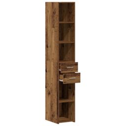 Berkfield Home Highboard Old Wood 30x42, 5x185 cm Engineered Wood in Brown - thumbnail 5