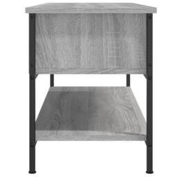 Berkfield Home TV Cabinet Grey Sonoma 100x35x45 cm Engineered Wood - Size: 100 x 35 x 45 cm - thumbnail 5
