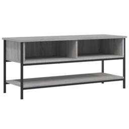 Berkfield Home TV Cabinet Grey Sonoma 100x35x45 cm Engineered Wood - Size: 100 x 35 x 45 cm - thumbnail 3