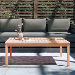 Berkfield Home Garden Table 121x82.5x45 cm Solid Wood Douglas in Light Tan - thumbnail 3