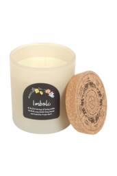KDMD Imbolc Spiced Vanilla Candle - Wheel of the Year Seasonal Candle in Cream - thumbnail 3