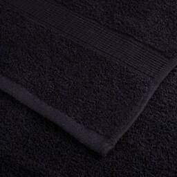 Berkfield Home Soft 8 Piece Premium Towel Set SOLUND Black 600 gsm - thumbnail 5