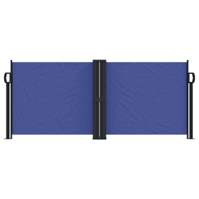 Berkfield Home Retractable Side Awning Blue 100x600 cm - image 1