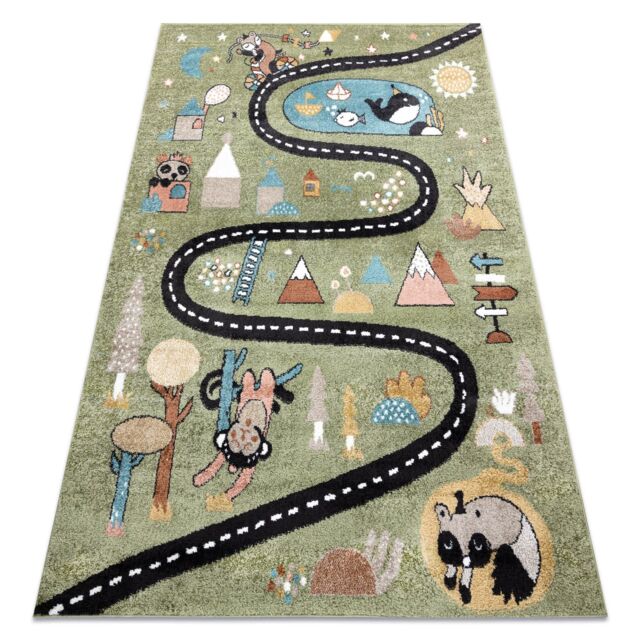 RugsX Fun Rug in Green - Size: 80 cm x 150 cm - image 1