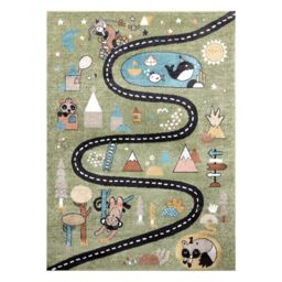 RugsX Fun Rug in Green - Size: 80 cm x 150 cm - thumbnail 2