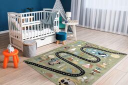 RugsX Fun Rug in Green - Size: 80 cm x 150 cm - thumbnail 4