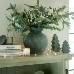 Lemon Pavilion Furniture and Decor Amalfi Small Christmas Tree - Ceramic - L5 x W12 x H17 cm - Grey - thumbnail 4