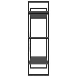 Berkfield Home Book Cabinet Grey 100x30x105 cm Engineered Wood - Size: 100 x 30 x 105 cm - thumbnail 6