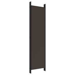 Berkfield Home 6-Panel Room Divider Brown 300x200 cm Fabric - thumbnail 6