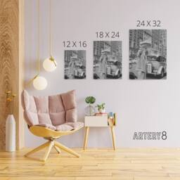 "Artery8 Social Justice Newsboy Dorothea Lange Canvas Wall Art Print in Grey - Size: W12"" x H16""" - thumbnail 4