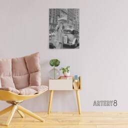 "Artery8 Social Justice Newsboy Dorothea Lange Canvas Wall Art Print in Grey - Size: W12"" x H16""" - thumbnail 3