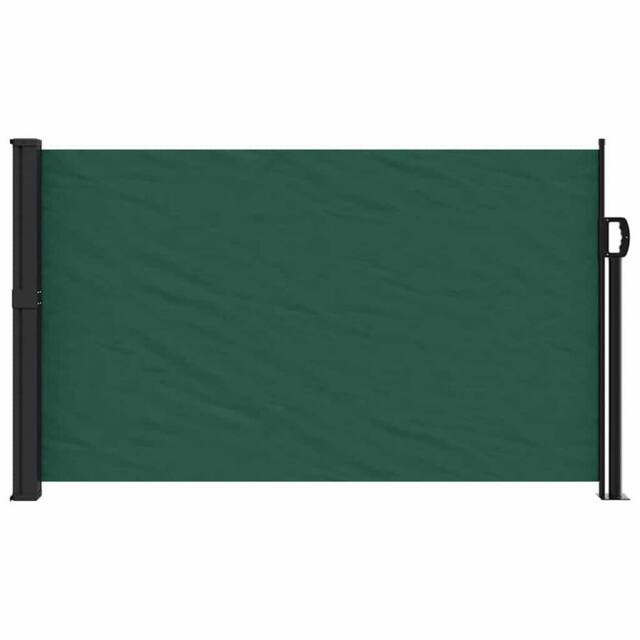 Berkfield Home Retractable Side Awning Dark Green 120x600 cm - image 1
