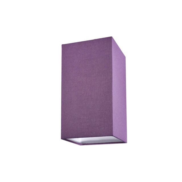 Happy Homewares Contemporary & Stylish Linen Fabric Lamp Shade in Purple - Size: 6 inches - image 1