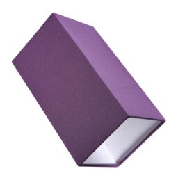 Happy Homewares Contemporary & Stylish Linen Fabric Lamp Shade in Purple - Size: 6 inches - thumbnail 4