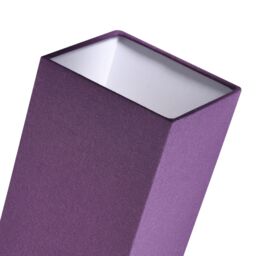 Happy Homewares Contemporary & Stylish Linen Fabric Lamp Shade in Purple - Size: 6 inches - thumbnail 3