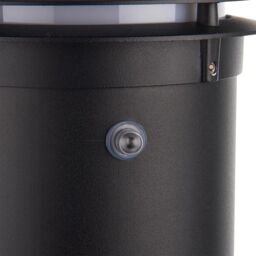 Netlighting Louvre Photocell Outdoor Tall Bollard Light Matt Black Paint IP44 - thumbnail 5