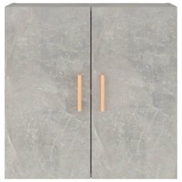 Berkfield Home Wall Cabinet Concrete Grey 60x30x60 cm Engineered Wood in White - Size: 60 x 30 x 60 cm - thumbnail 5
