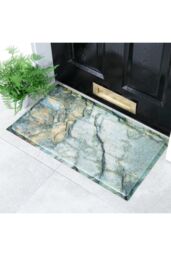 Artsy Mats Slate Indoor Outdoor Doormat in Grey - Size: 40 cm x 70 cm
