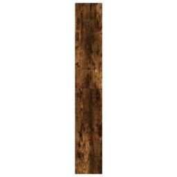 Berkfield Home Bookcase Smoked Oak 40x30x189 cm Engineered Wood in Brown - Size: 40 x 30 x 189 cm - thumbnail 5