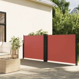 Berkfield Home Retractable Side Awning Terracotta 100x600 cm in Orange - thumbnail 1