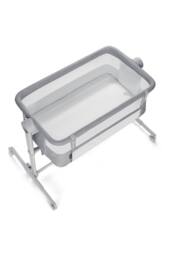 Kinderkraft NESTEE UP 2 Baby Bedside Crib Infant Cot Cradle Lightweight Compact in Light Grey - thumbnail 9